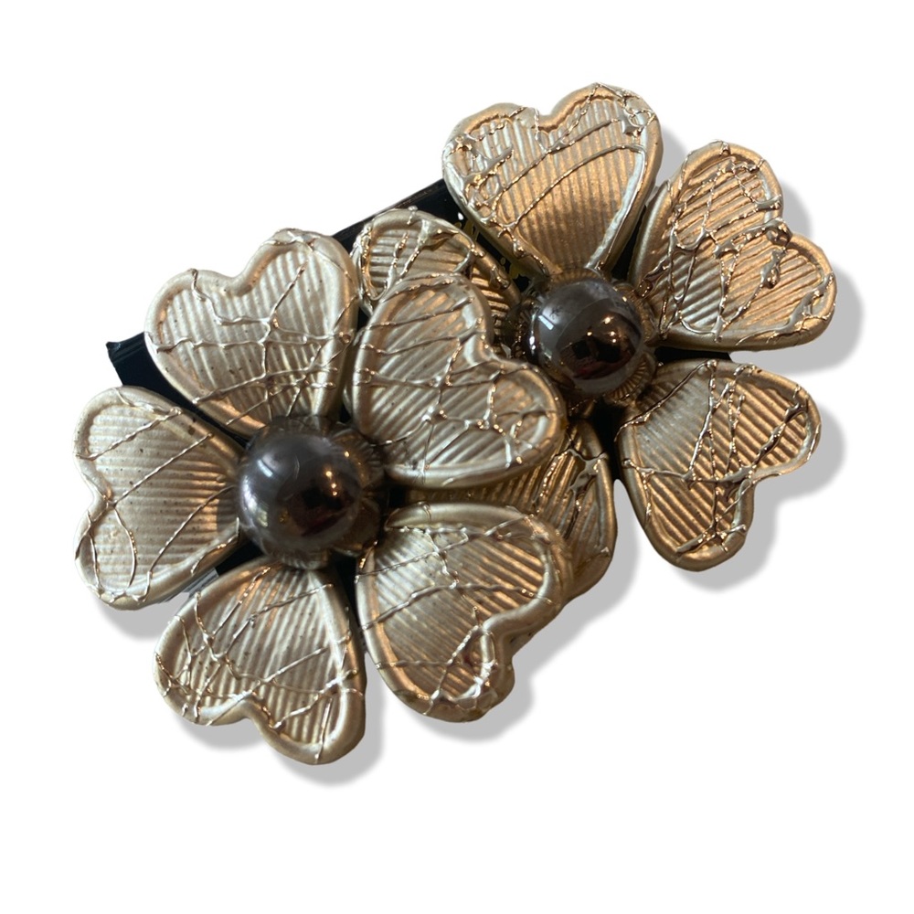 80s flower earrings
